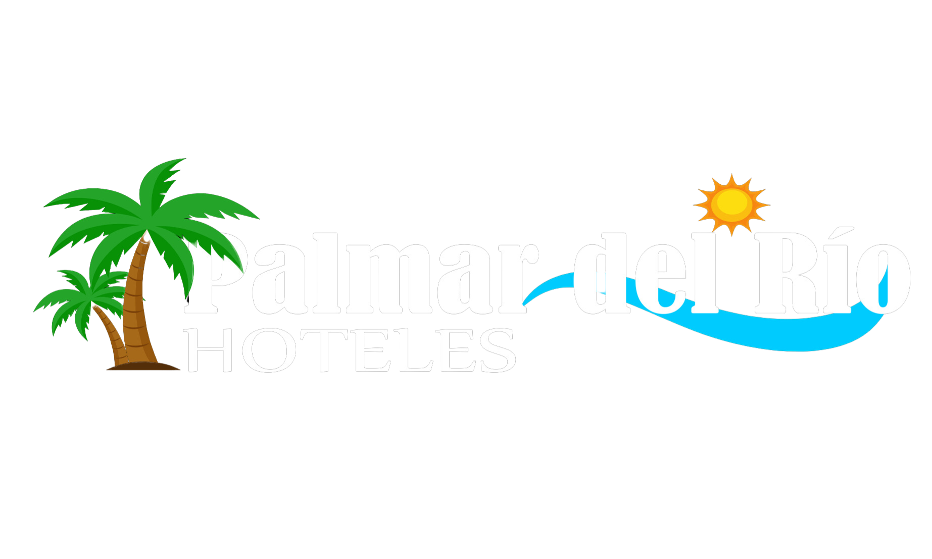 logo blanco hoteles palmar del río, hoteles en archidona, tena, napo